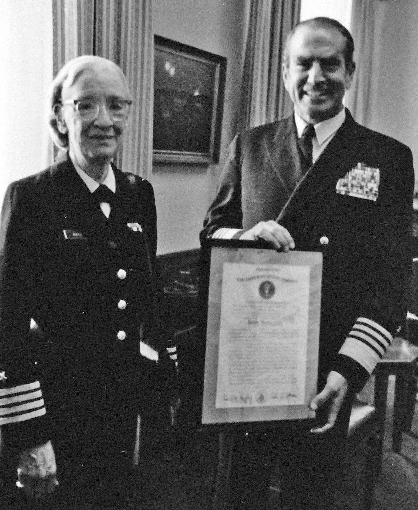 Grace Hopper in Navy Uniform