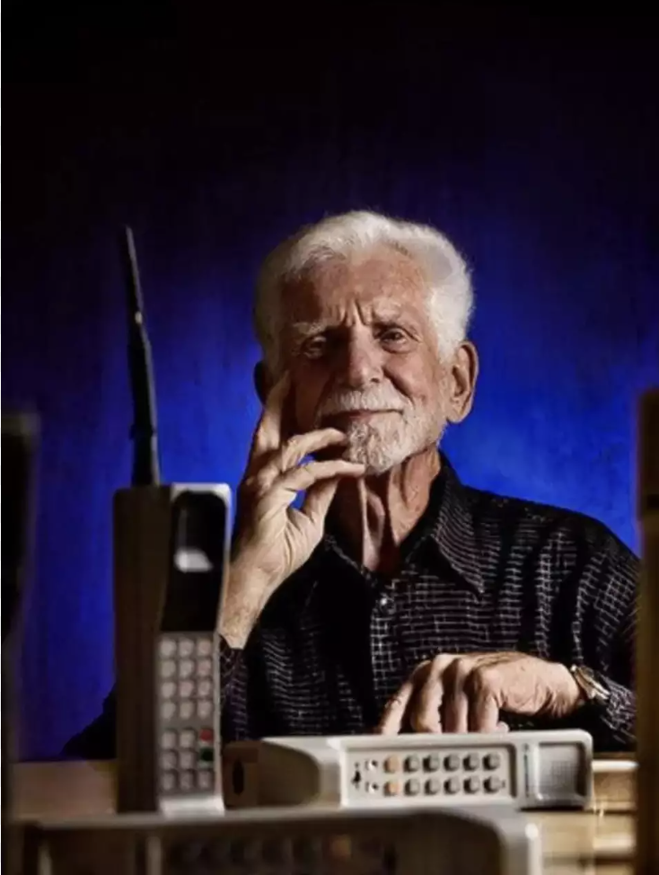 Martin Cooper in his lab